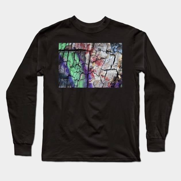 Tagged Bark Art Texture Long Sleeve T-Shirt by 1Redbublppasswo